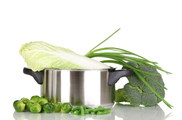 Kuchnia z gotującym garnkiem